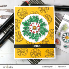 Stamp & Die Bundle Circle And Feathers