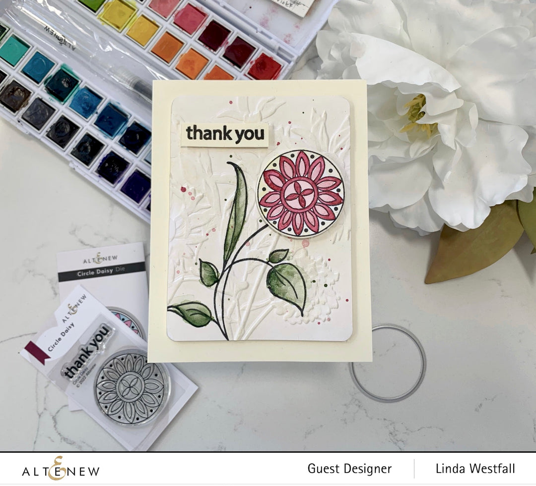 Stamp & Die Bundle Circle Daisy