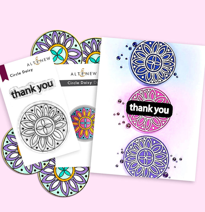 Stamp & Die Bundle Circle Daisy