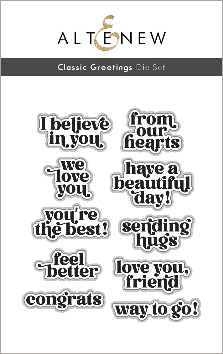 Stamp & Die Bundle Classic Greetings