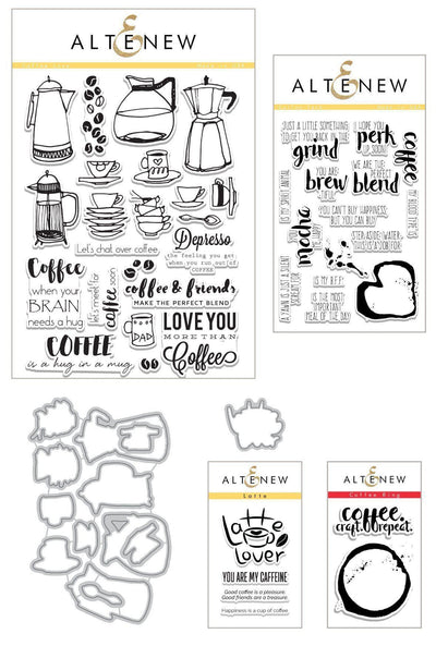 Stamp & Die Bundle Coffeeholic Stamp & Die Bundle