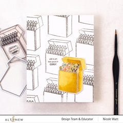 Stamp & Die Bundle Colorful Crayons