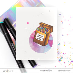 Stamp & Die Bundle Colorful Crayons