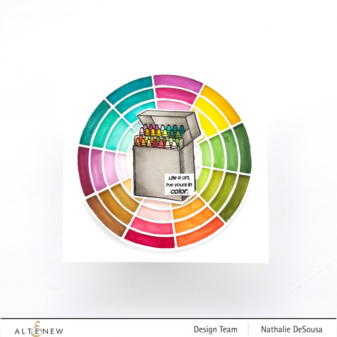 Stamp & Die Bundle Colorful Crayons