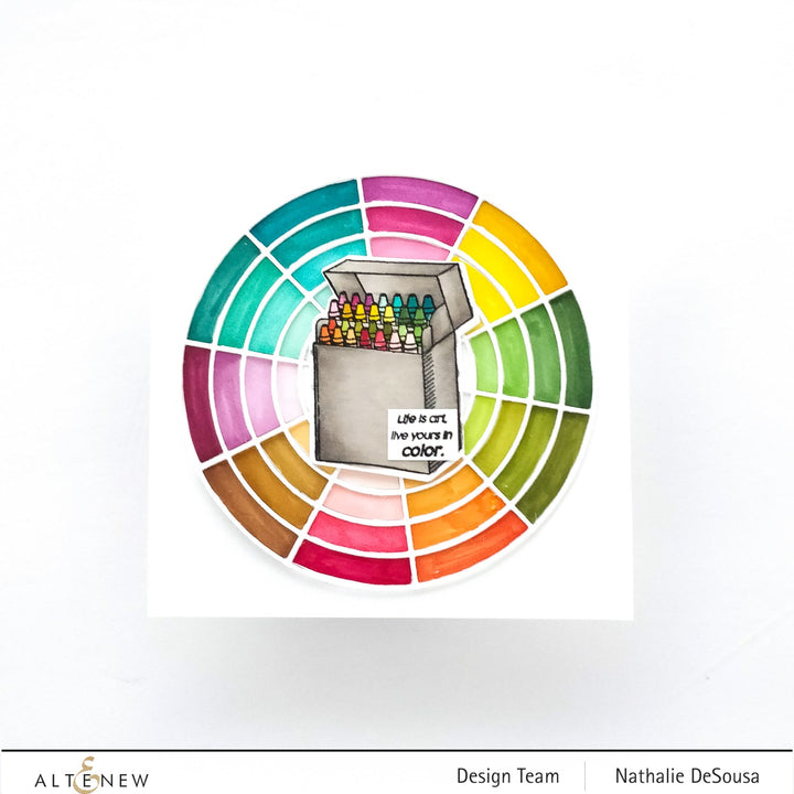 Stamp & Die Bundle Colorful Crayons