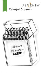 Stamp & Die Bundle Colorful Crayons