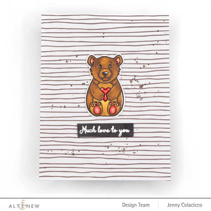 Stamp & Die Bundle Cuddly Bear