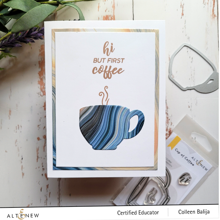 Stamp & Die Bundle Cup Of Coffee