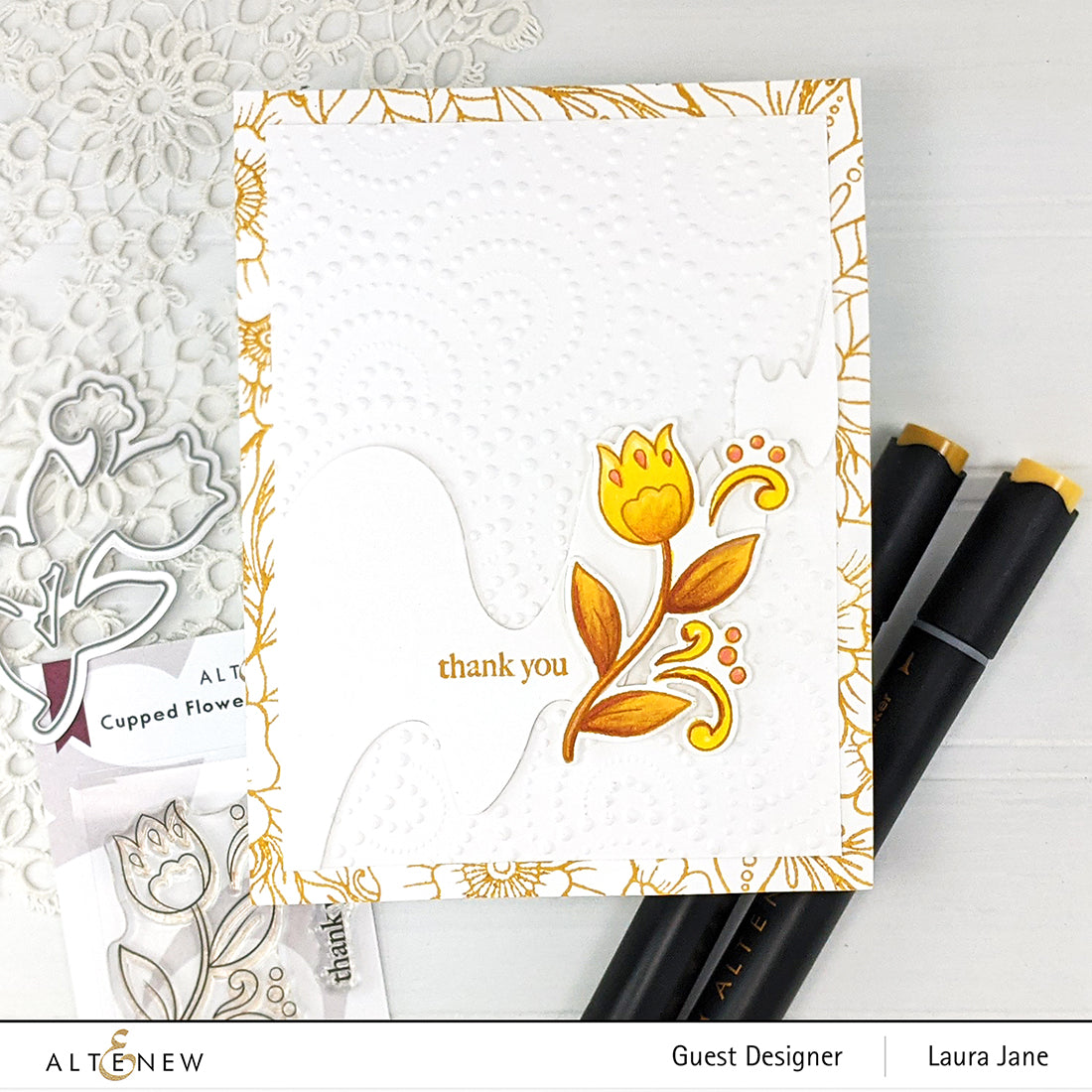 Stamp & Die Bundle Cupped Flower