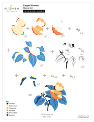Stamp & Die Bundle Cupped Flowers