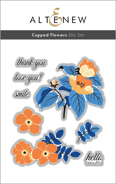 Stamp & Die Bundle Cupped Flowers