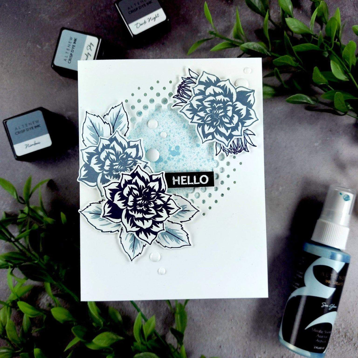 Stamp & Die Bundle Dahlia Blossoms Add-On
