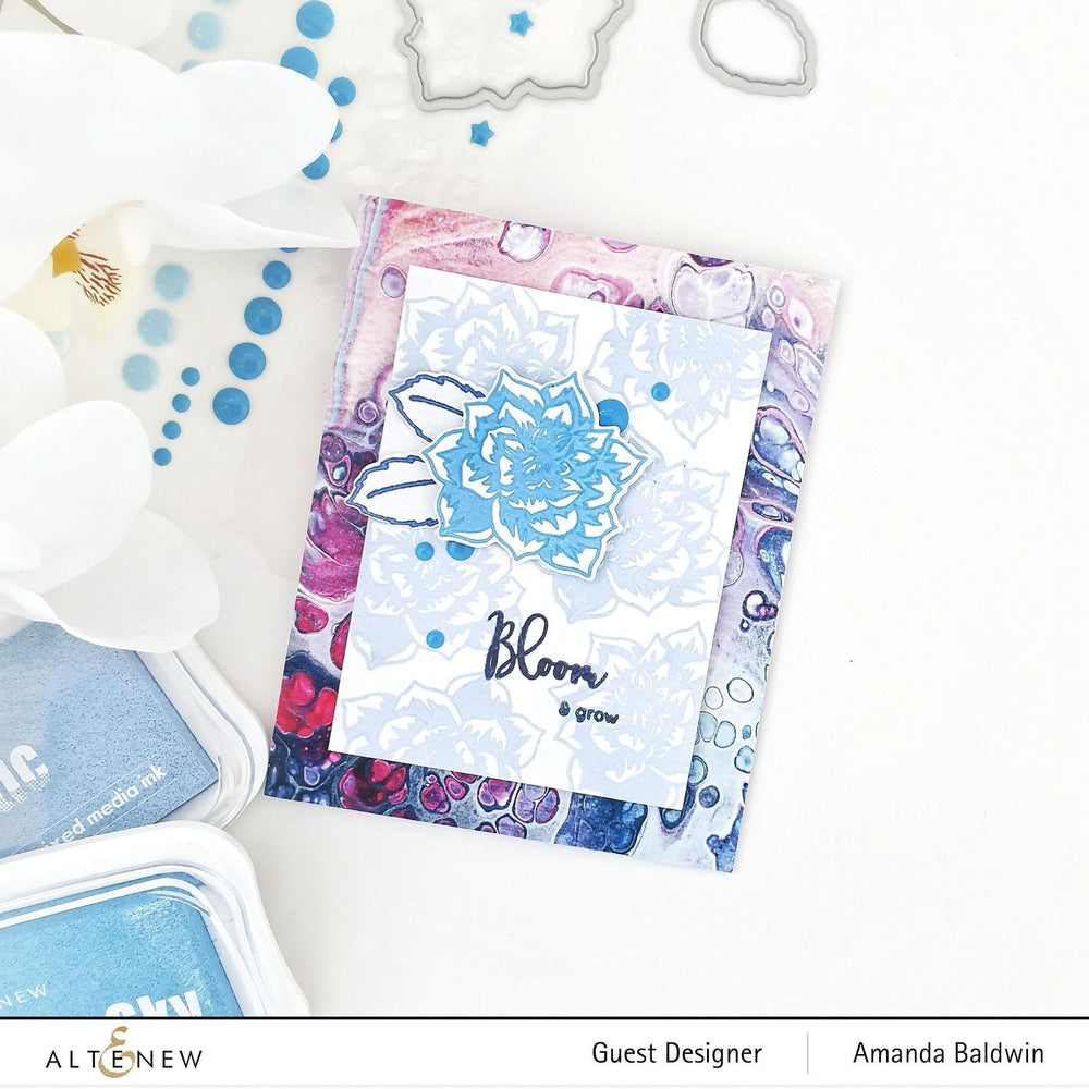 Stamp & Die Bundle Dahlia Blossoms Add-On