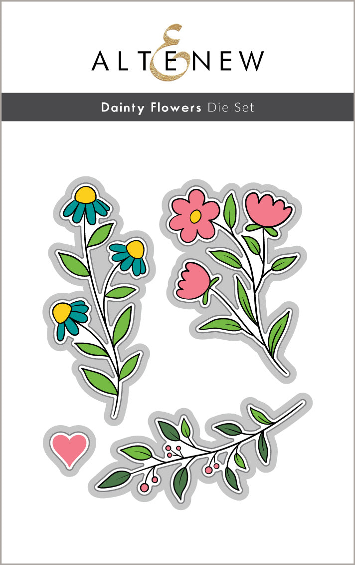 Stamp & Die Bundle Dainty Flowers