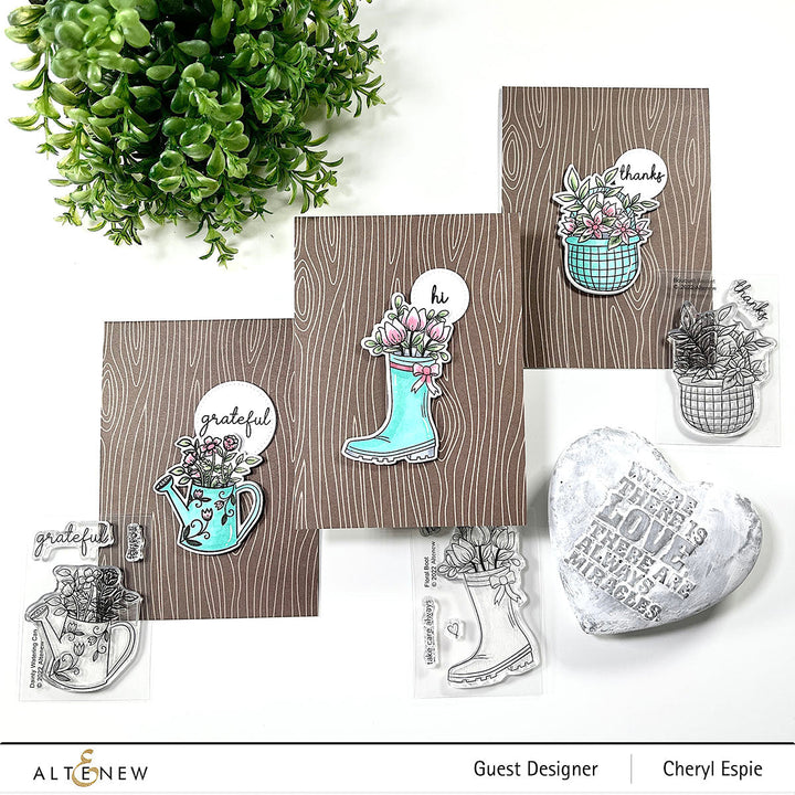 Stamp & Die Bundle Dainty Watering Can