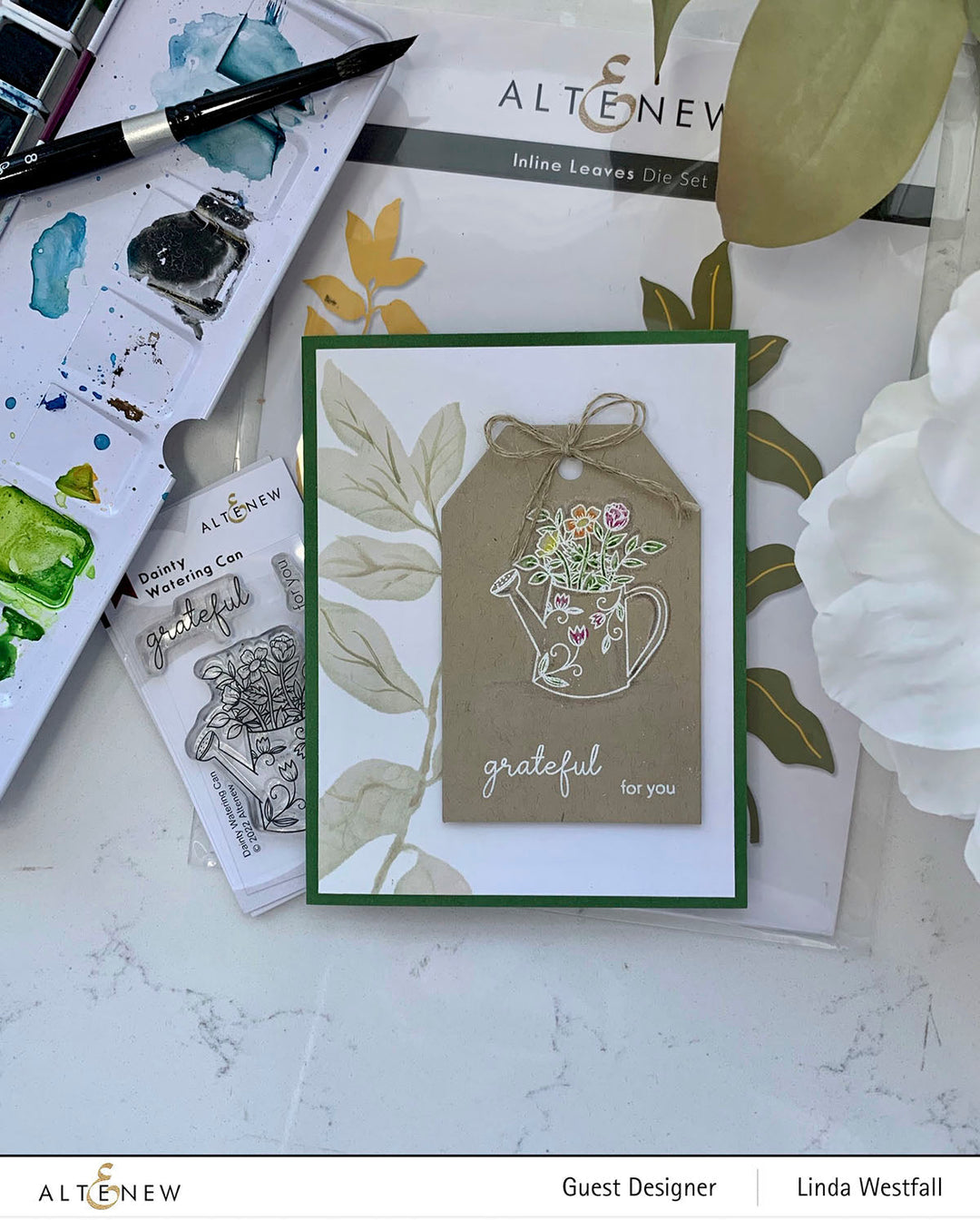 Stamp & Die Bundle Dainty Watering Can