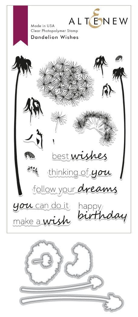 Stamp & Die Bundle Dandelion Wishes
