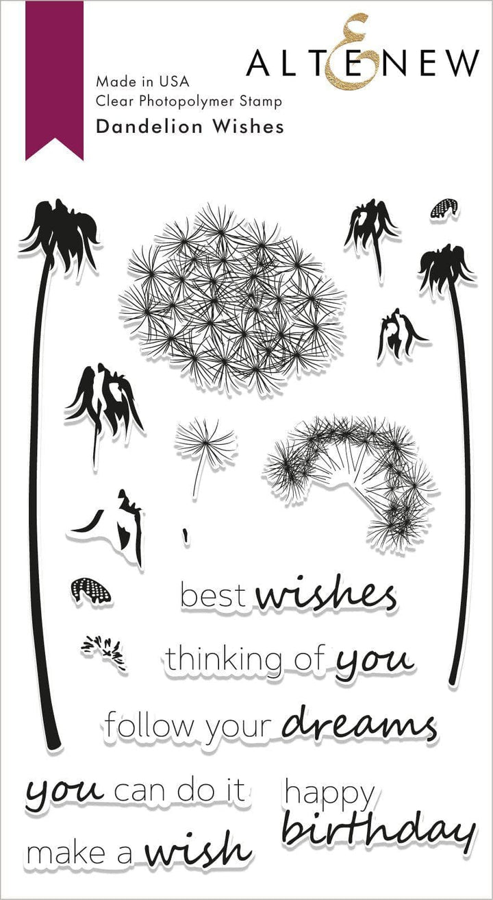 Stamp & Die Bundle Dandelion Wishes