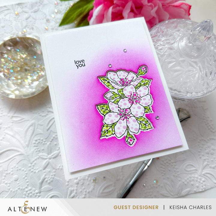Stamp & Die Bundle Dazzling Flowers - Japanese Flowering Cherry