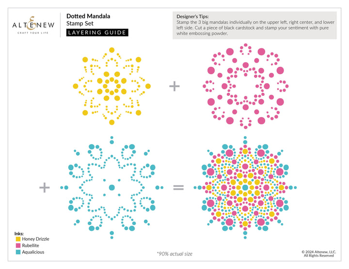 Stamp & Die Bundle Dotted Mandala