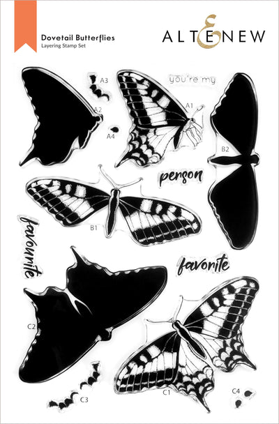 Stamp & Die Bundle Dovetail Butterflies