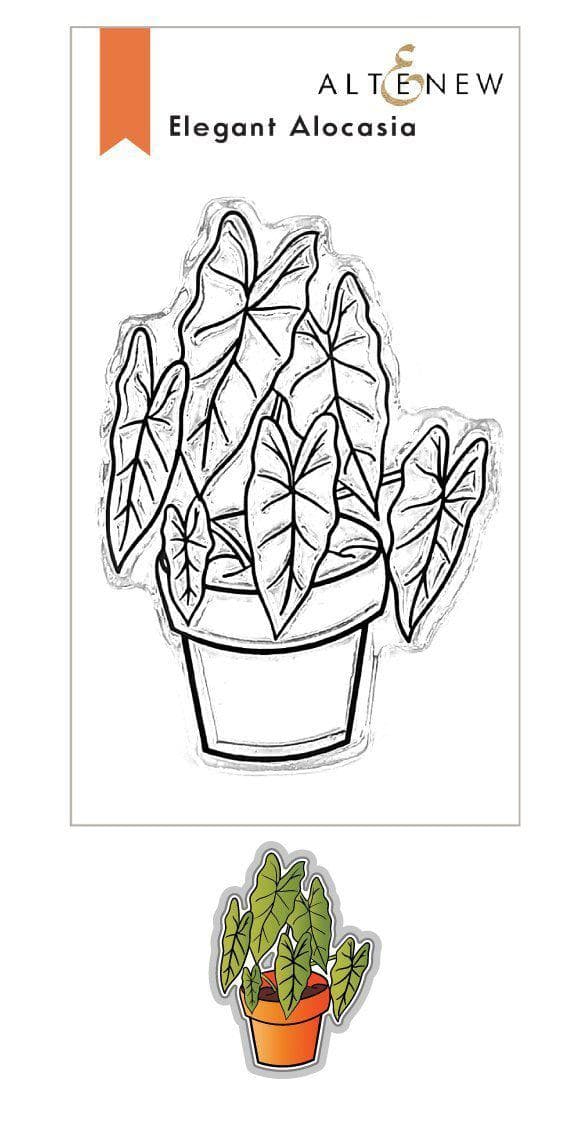 Stamp & Die Bundle Elegant Alocasia