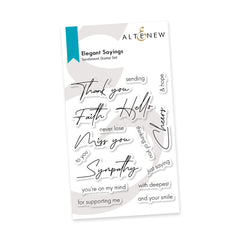 Stamp & Die Bundle Elegant Sayings
