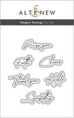 Stamp & Die Bundle Elegant Sayings