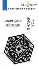Stamp & Die Bundle Embellished Hexagon