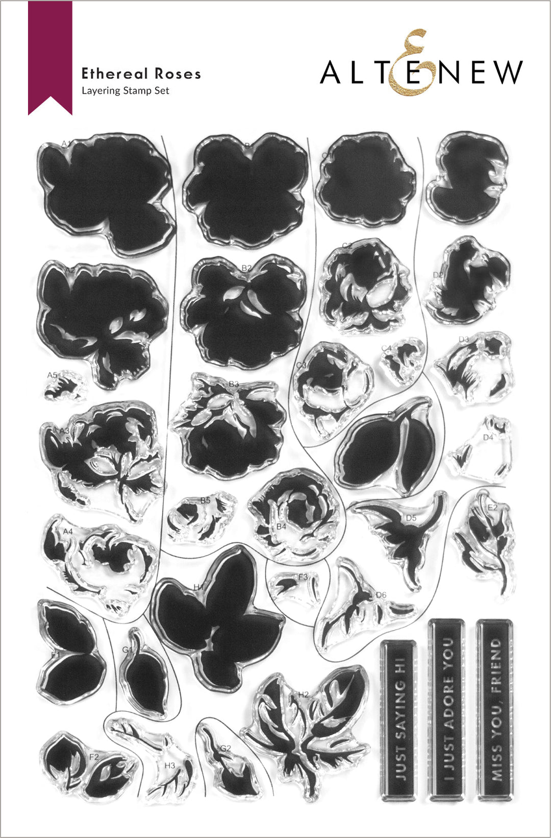 Stamp & Die Bundle Ethereal Roses