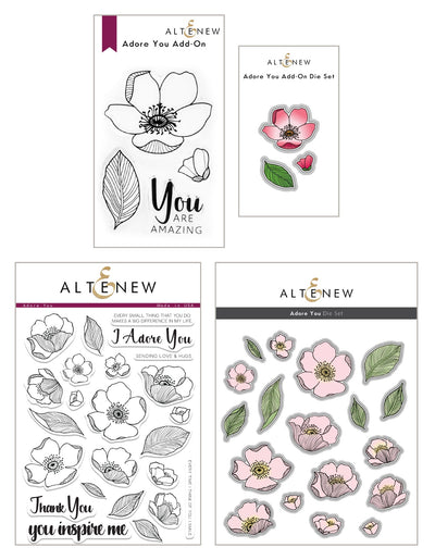 Stamp & Die Bundle Fan Favorites: Adore You Complete Stamp & Die Bundle