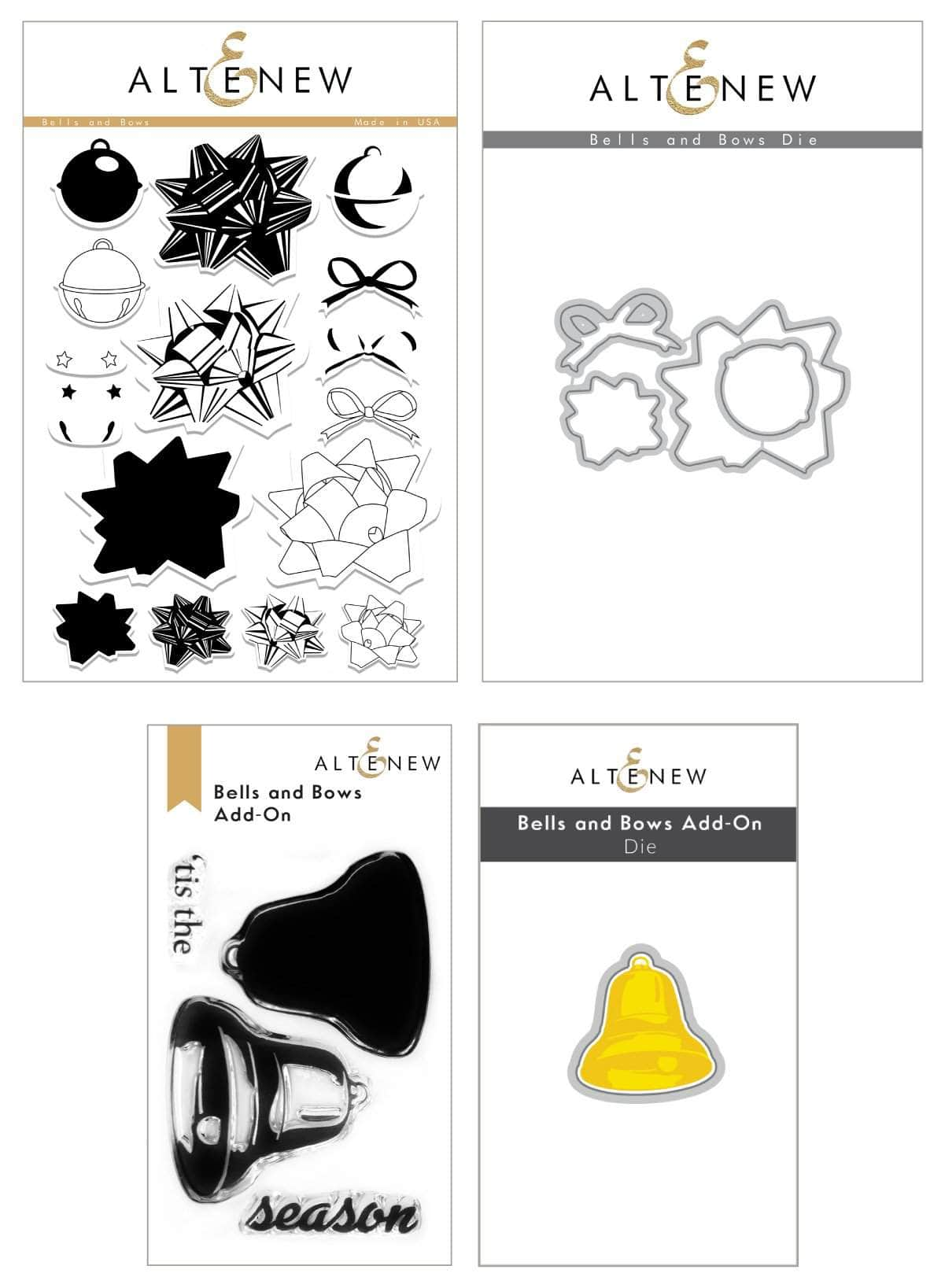 Stamp & Die Bundle Fan Favorites: Bells and Bows Complete Stamp & Die Bundle