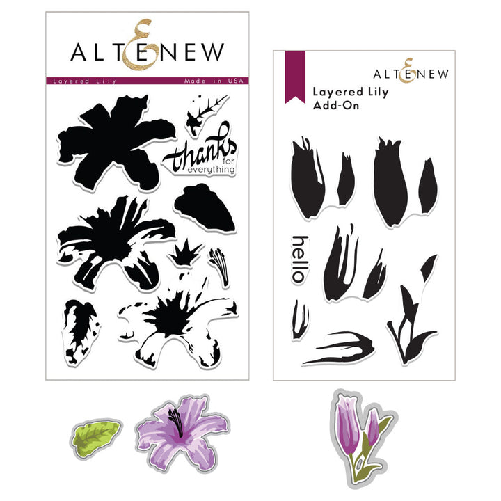 Stamp & Die Bundle Fan Favorites: Layered Lily Complete Stamp & Die Bundle
