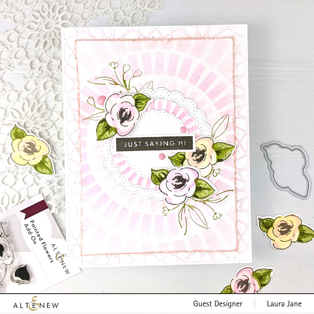 Stamp & Die Bundle Fan Favorites: Painted Flowers Complete Stamp & Die Bundle