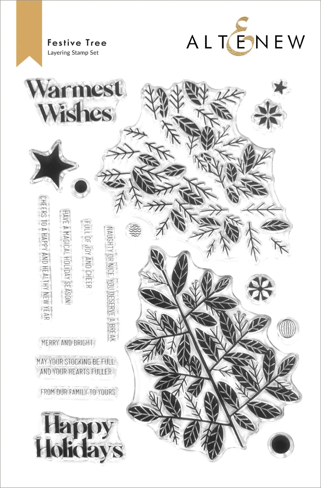 Stamp & Die Bundle Festive Tree