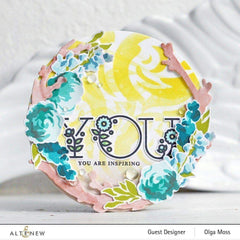 Stamp & Die Bundle Floral Alphabet