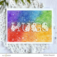 Stamp & Die Bundle Floral Alphabet