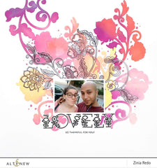 Stamp & Die Bundle Floral Alphabet