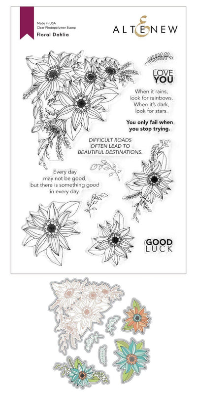 Stamp & Die Bundle Floral Dahlia Stamp & Die Bundle