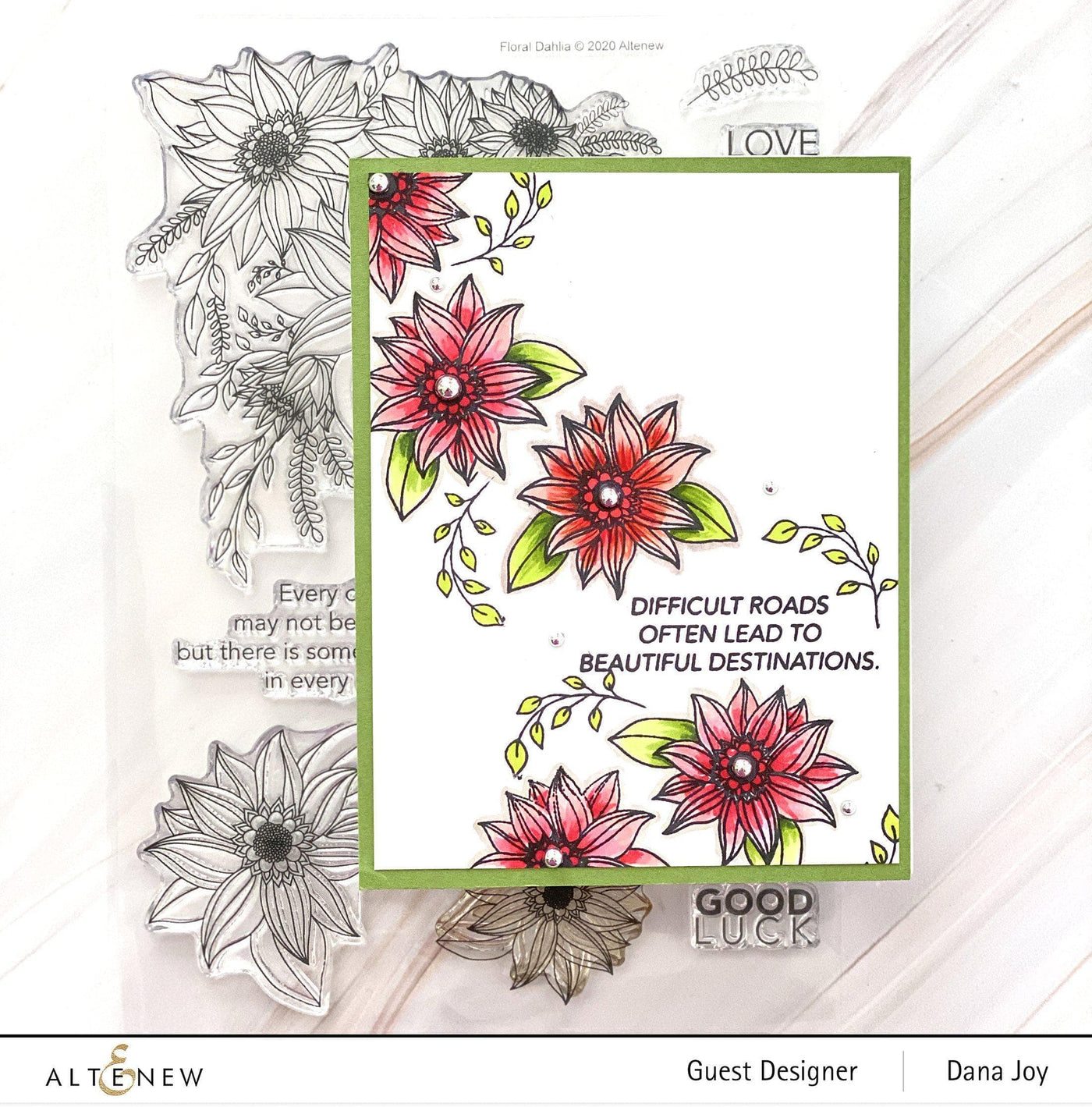 Stamp & Die Bundle Floral Dahlia Stamp & Die Bundle