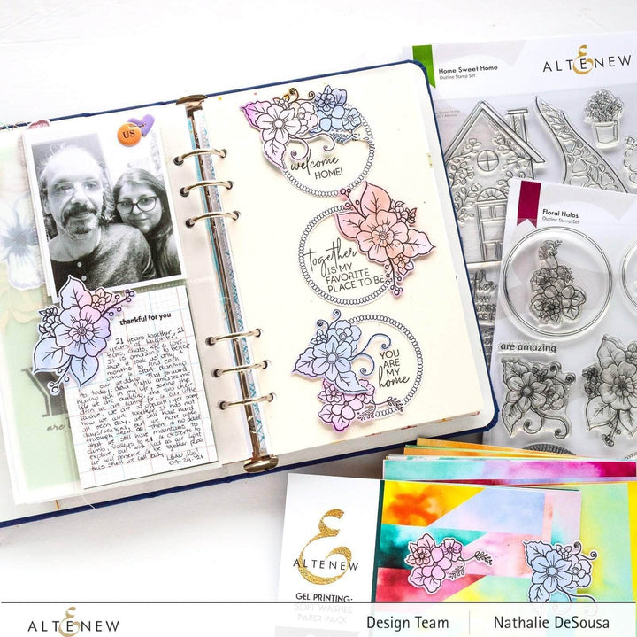 Stamp & Die Bundle Floral Halos