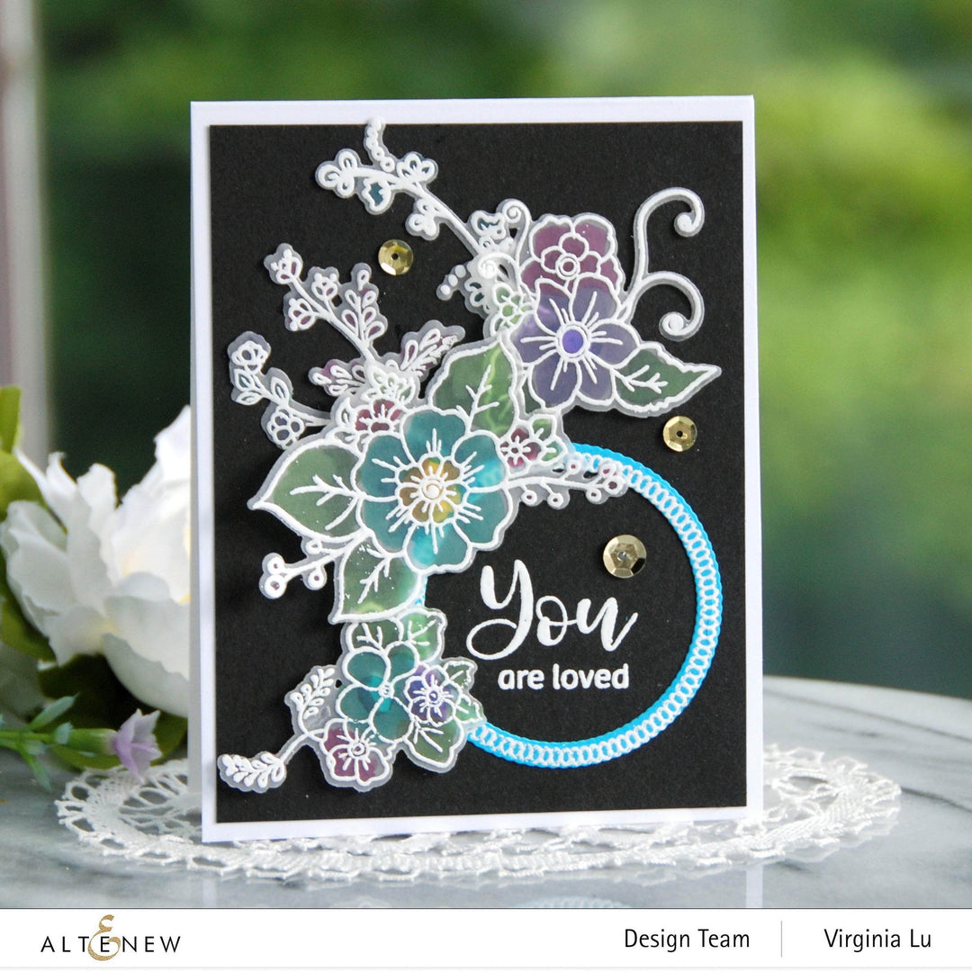 Stamp & Die Bundle Floral Halos