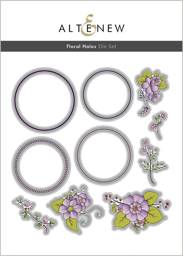 Stamp & Die Bundle Floral Halos