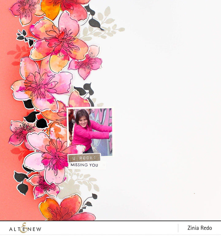 Stamp & Die Bundle Floral Shadow