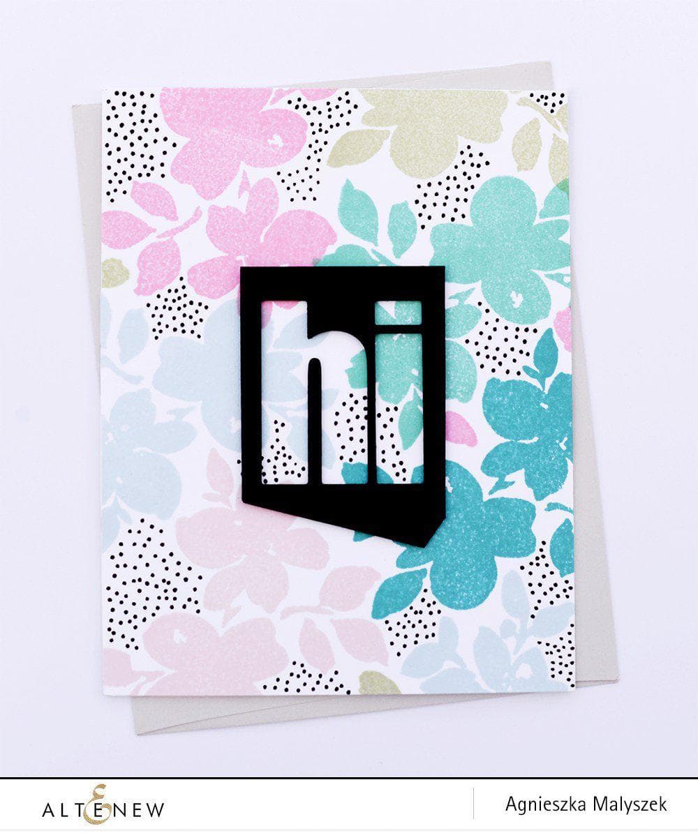 Stamp & Die Bundle Floral Shadow