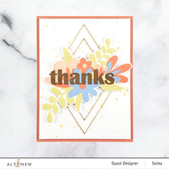 Stamp & Die Bundle Floral Thanks