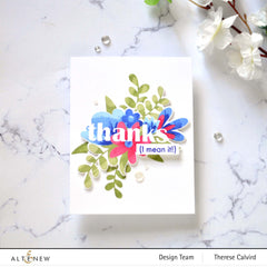 Stamp & Die Bundle Floral Thanks