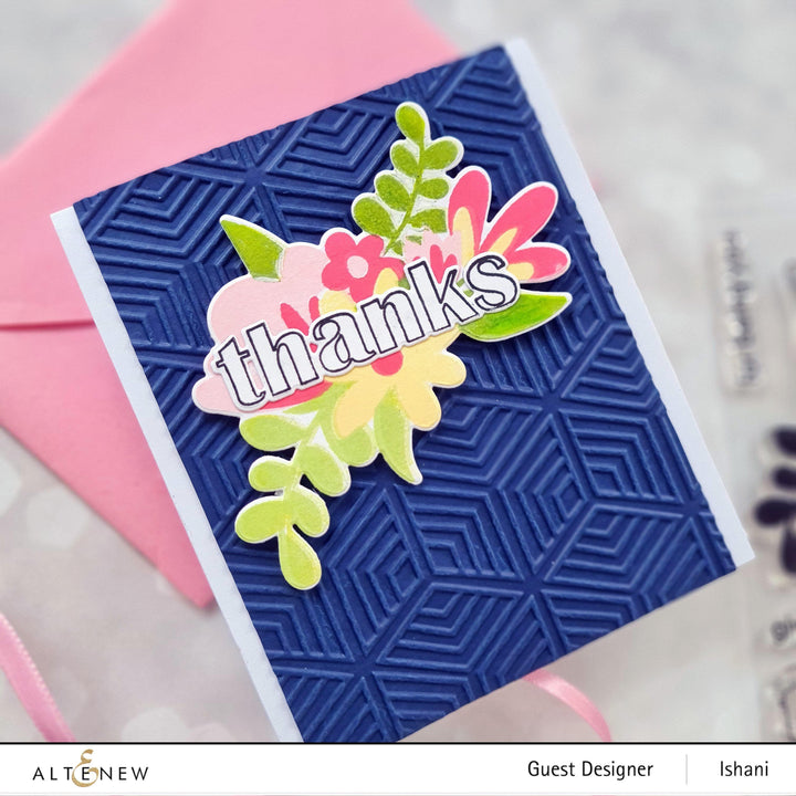 Stamp & Die Bundle Floral Thanks