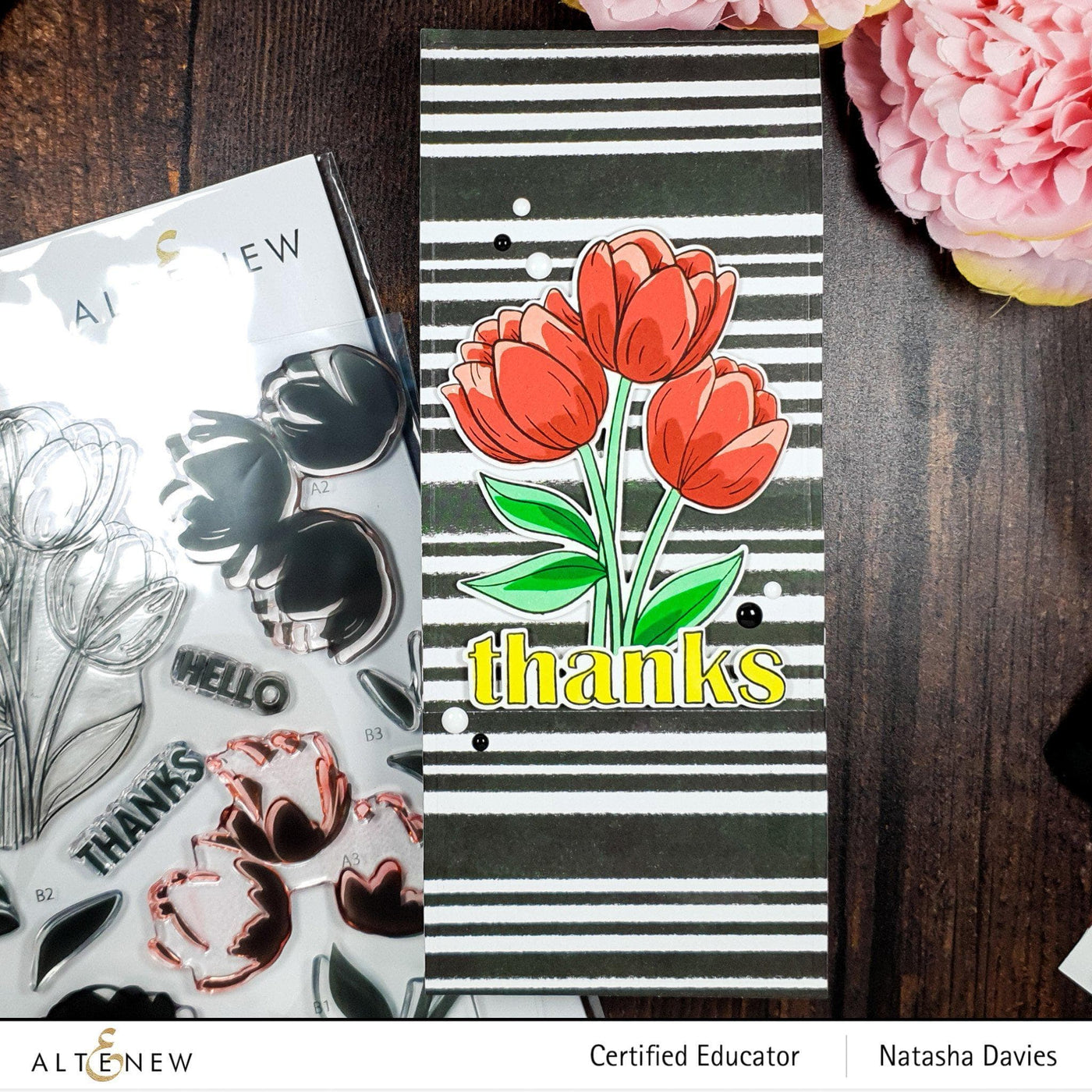 Stamp & Die Bundle Floral Thanks