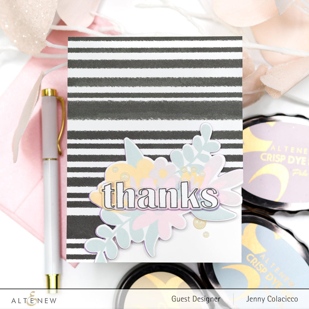Stamp & Die Bundle Floral Thanks